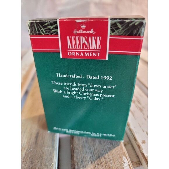 Hallmark Down-Under Holiday 1992 Ornament xmas Kan - Picture 2 of 4